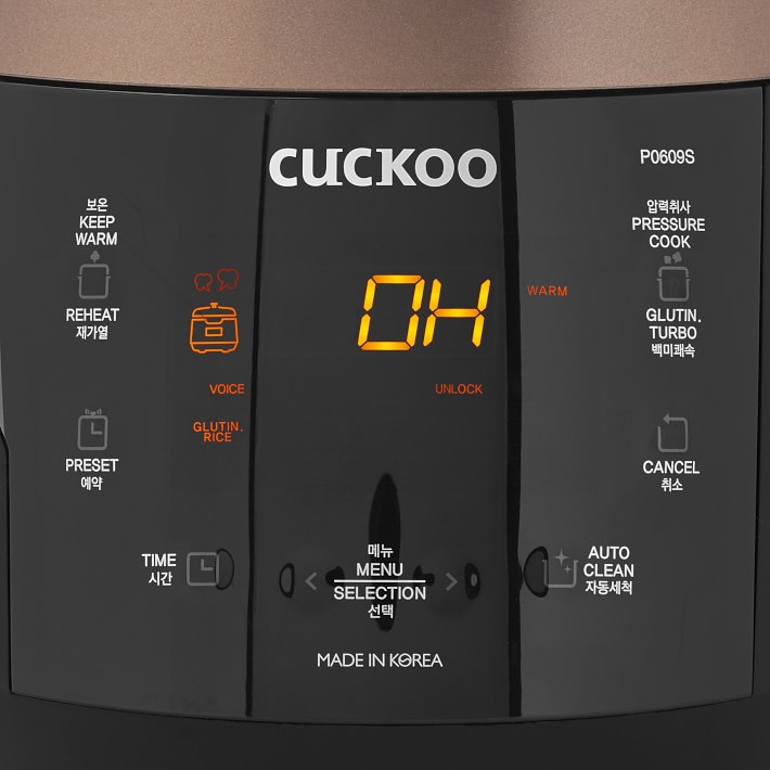 Cuckoo Pressure Cooker CRPP0609S Williams Sonoma