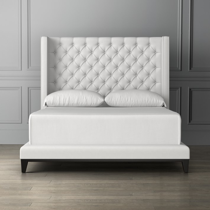 Presidio Tall Tufted Bed | Luxury Beds | Williams Sonoma