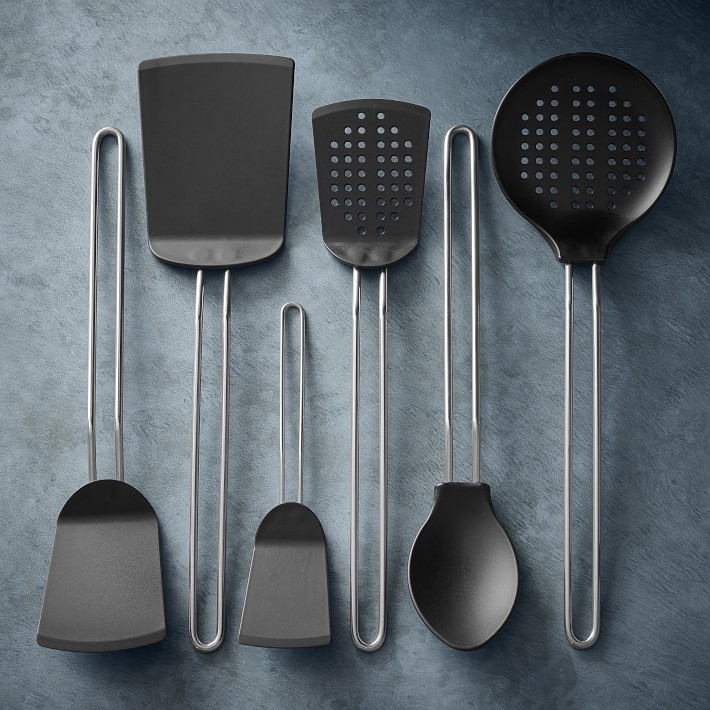 Open Kitchen Stainless & Nylon Kitchen Utensil Set | Williams Sonoma