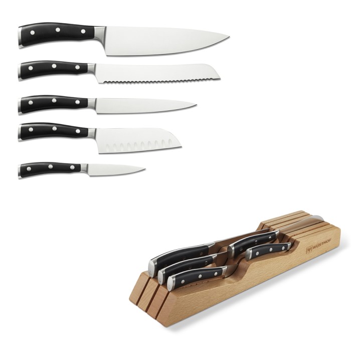 Wüsthof Classic Ikon 6Piece In Drawer Knife Set Williams Sonoma