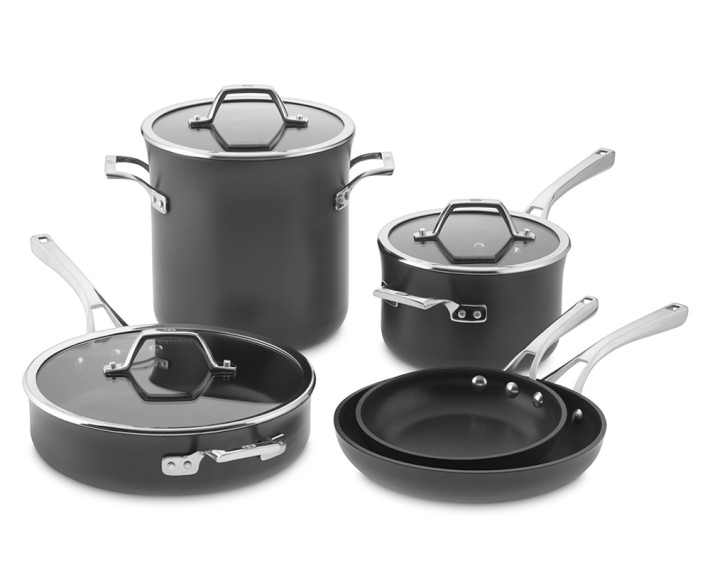 Calphalon Elite Nonstick 8Piece Cookware Set Williams Sonoma