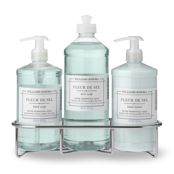 Williams Sonoma Fleur De Sel Hand Soap & Lotion Classic 4Piece Gift Set Williams Sonoma