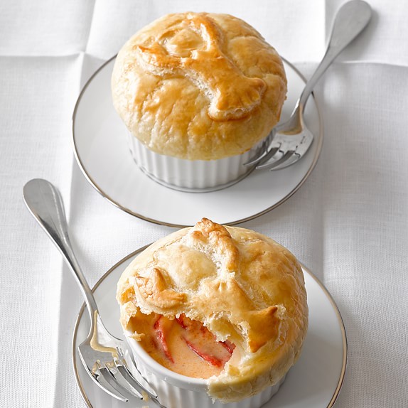 Lobster Pot Pies Set of 4 Gourmet Meal Delivery Williams Sonoma