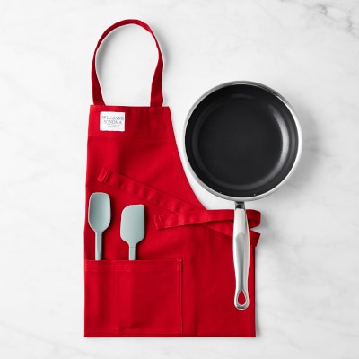 GreenPan™ Premiere Stainless-Steel Ceramic Nonstick Fry Pan Kids Cooking Set
