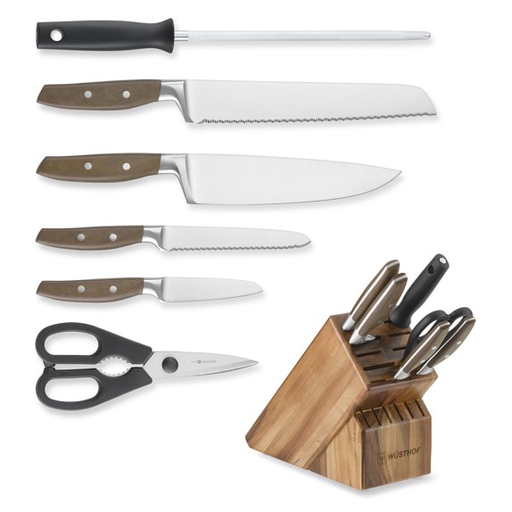 Wüsthof Epicure 7Piece Knife Block Set Williams Sonoma