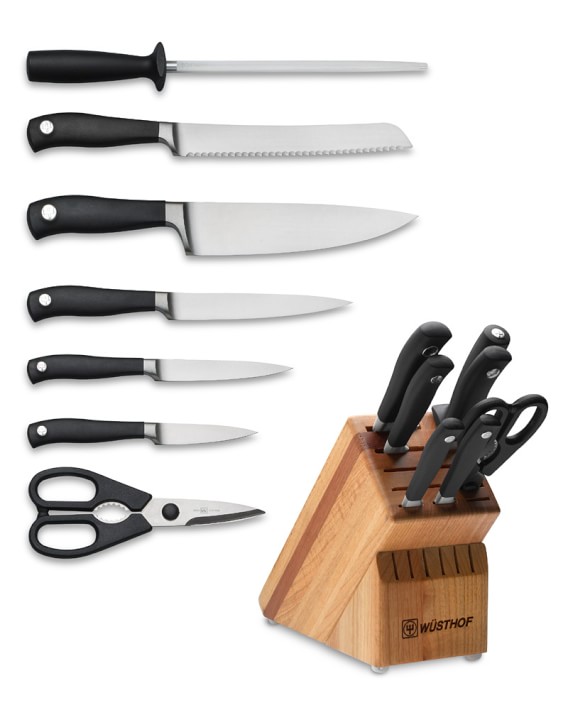 Wüsthof Grand Prix II 8Piece Knife Block Set Williams Sonoma