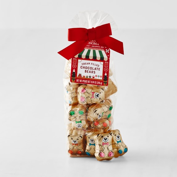 Williams Sonoma Cream Filled Chocolate Teddy Bears Williams Sonoma(01)