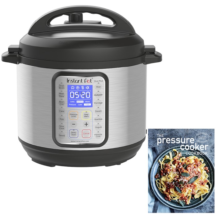 Instant Pot 6Qt. Duo Plus60 with Pressure Cooking Cookbook Williams