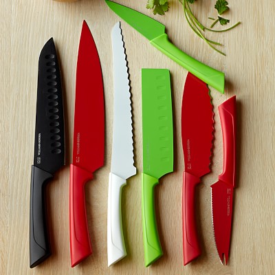 Williams Sonoma Cuisinart Classic Metallic Soft Grip Knives, Set of 6