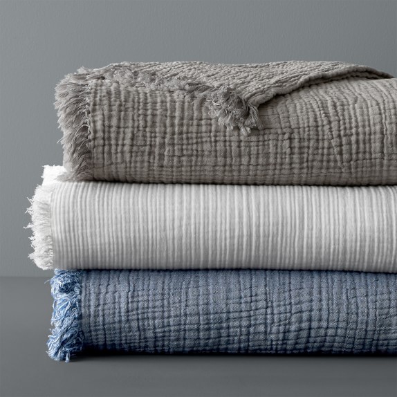 Cocoon Cotton Throw Blanket | Williams Sonoma