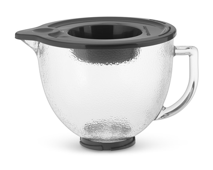KitchenAid® Mixer Attachment 5Qt. Hammered Glass Bowl with Lid