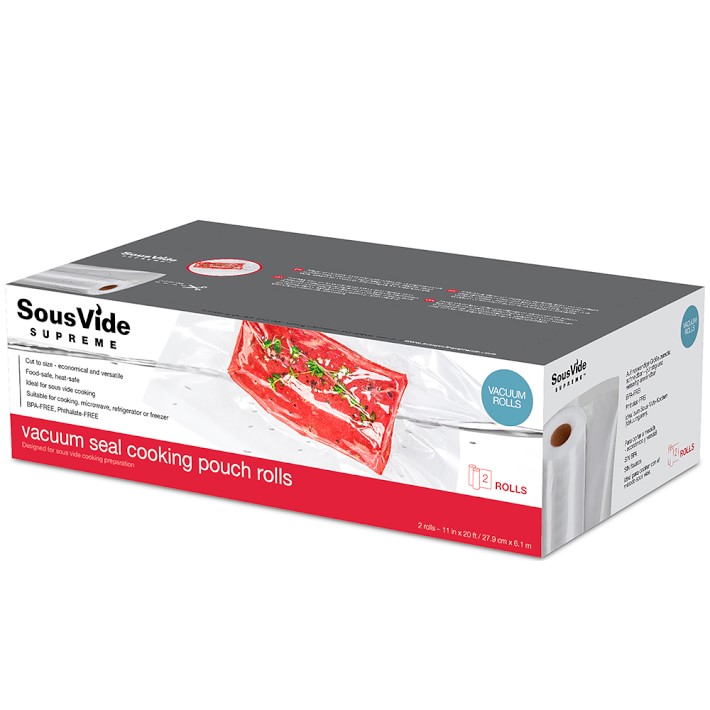 Sous Vide Supreme Food Vacuum Sealer Rolls Williams Sonoma