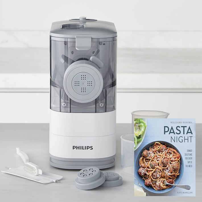 Philips Compact Pasta Maker for Two + Williams Sonoma Pasta Night