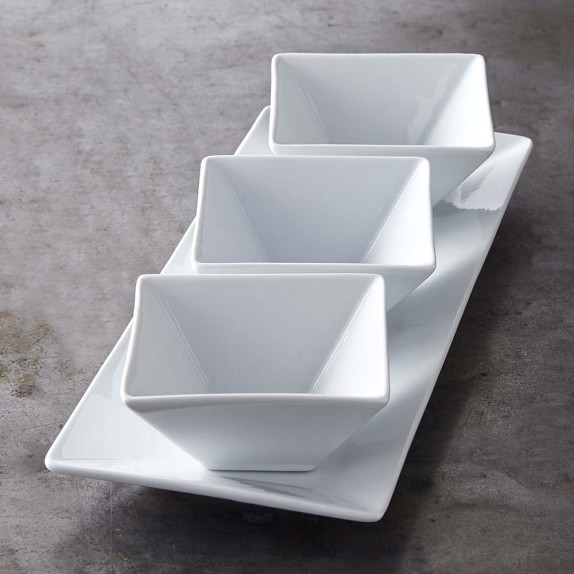 Open Kitchen by Williams Sonoma Square Dip Bowl with Tray | Williams Sonoma