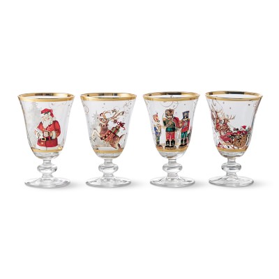 Twas the Night Goblets Mixed, Set of 4