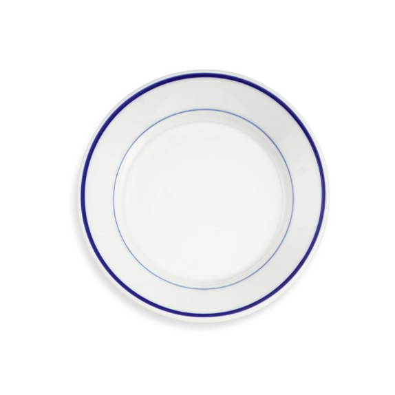 Apilco Tradition BlueBanded Porcelain Bread Plates Williams Sonoma