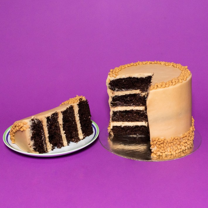 Flour Shop Four Layer Peanut Butter Chocolate Cake Serves 16 Williams Sonoma 