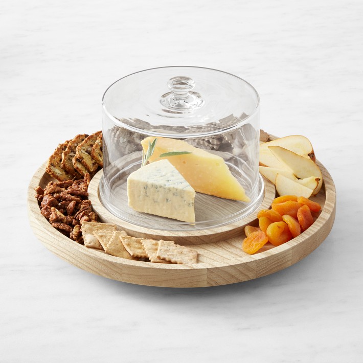 Hold Everything FSC® Cheese Storage Fridge to Table Lazy Susan, Ashwood Williams Sonoma