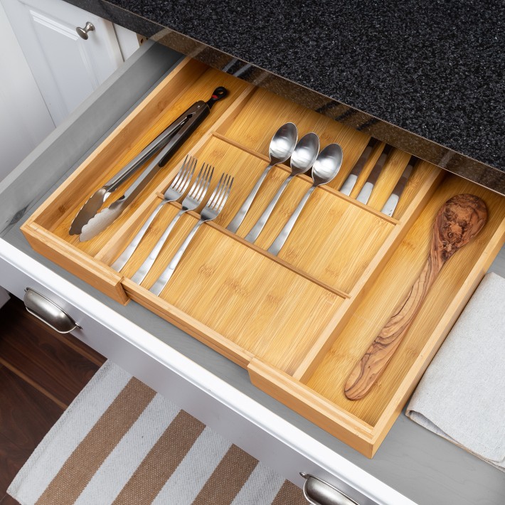 Bamboo XP Drawer Organizer Williams Sonoma