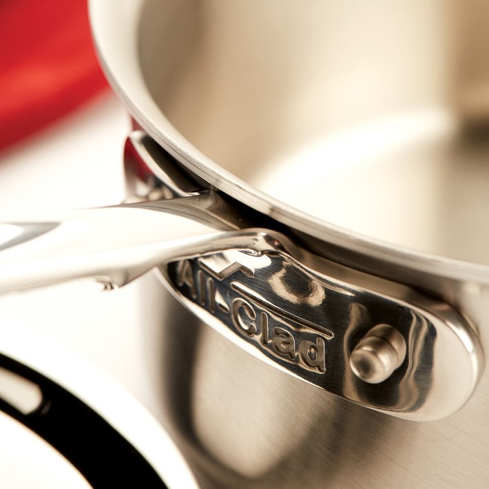 AllClad d5 Brushed StainlessSteel Covered Sauté Pan 3Qt