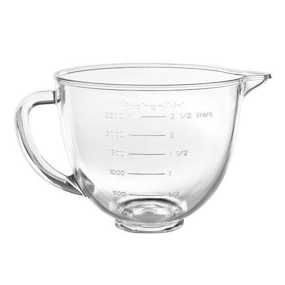 KitchenAid® Mixer Glass Bowl Attachment, 3.5Qt. Williams Sonoma