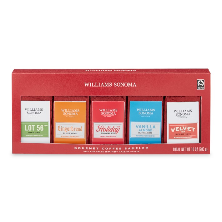 Williams Sonoma Holiday Fair Trade Ground Coffee Sampler Williams Sonoma
