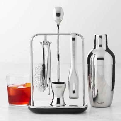 Williams Sonoma Encore Bar Tools Set & Double-Wall Cocktail Shaker