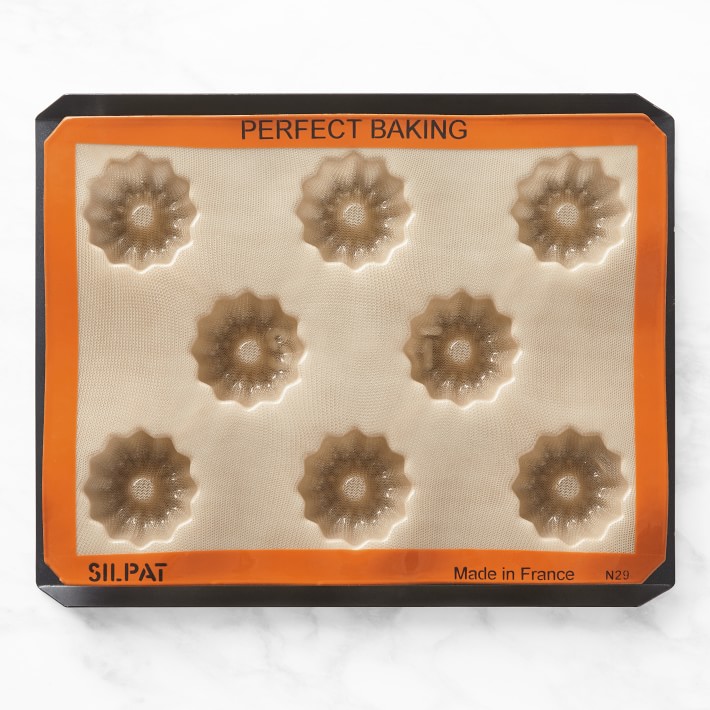 Silpat Perforated Aluminum Baking Tray + Fluted Cake Pan Set Williams Sonoma