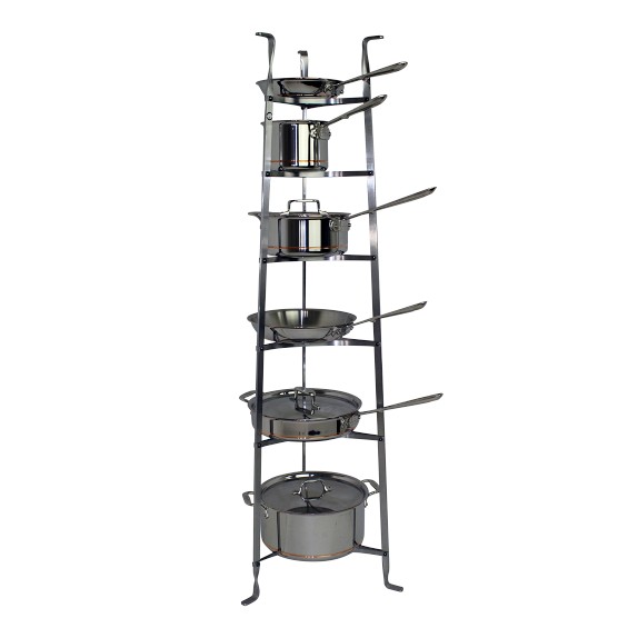 Enclume StainlessSteel Professional Series 6Tier Standing Pot Rack