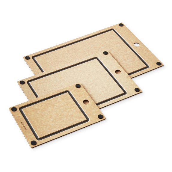 Epicurean Black Non-Slip Paper Composite Cutting Board, Set of 3