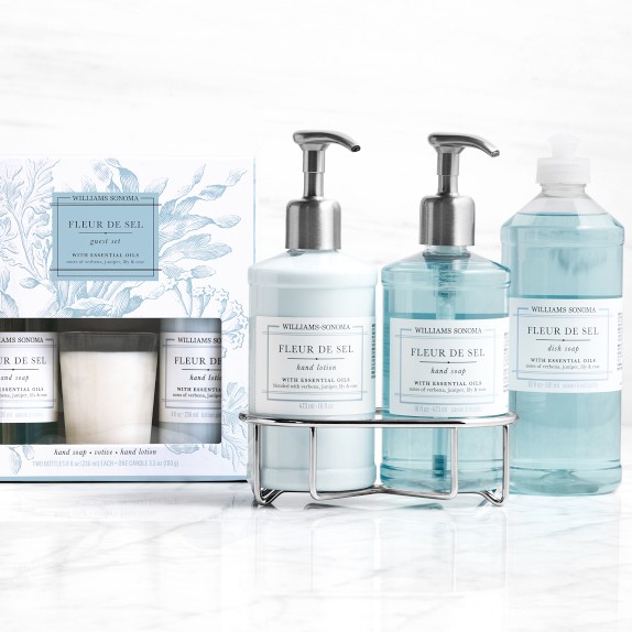 Williams Sonoma Fleur De Sel Hand Soap & Lotion Deluxe 5Piece Gift Set Williams Sonoma