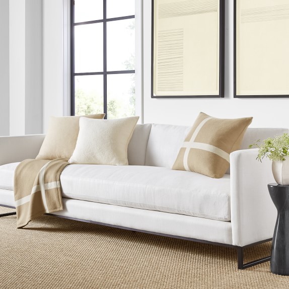 Cashmere & Wool Equestrian Throw Blanket Williams Sonoma