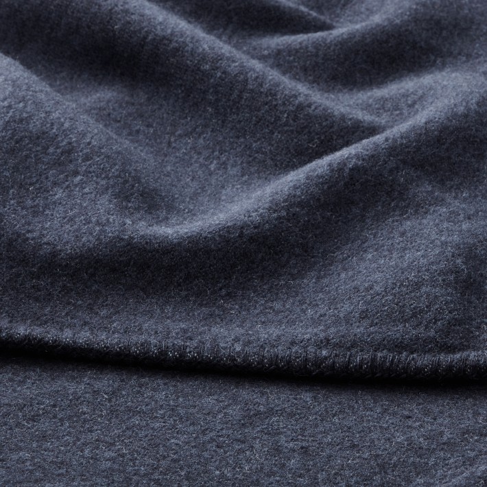 Solid Merino Wool Throw | Williams Sonoma