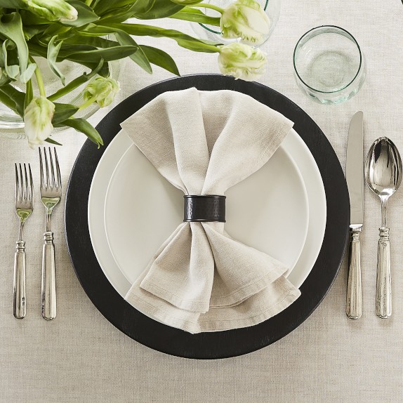 Italian Washed Linen Tablecloth | Williams Sonoma