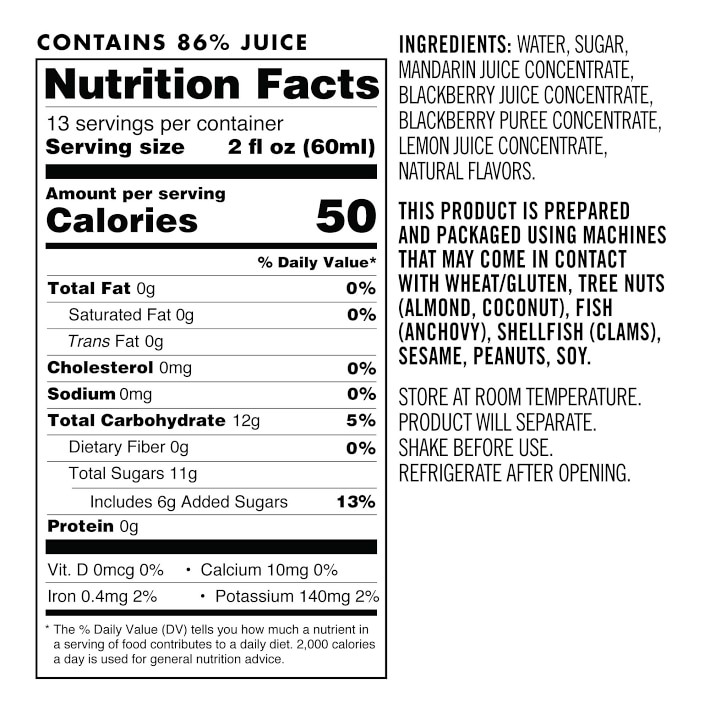 Casamigos Cocktail Mixer Blackberry Basil Smash Williams Sonoma