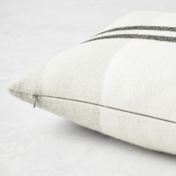Plaid Lambswool Pillow Cover Williams Sonoma