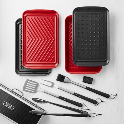 Grillers Choice- Ultimate Griddle Accessories Set- Metal Spatula Set for and by