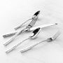 Fortessa Lucca Faceted Silverware Sets | Williams Sonoma