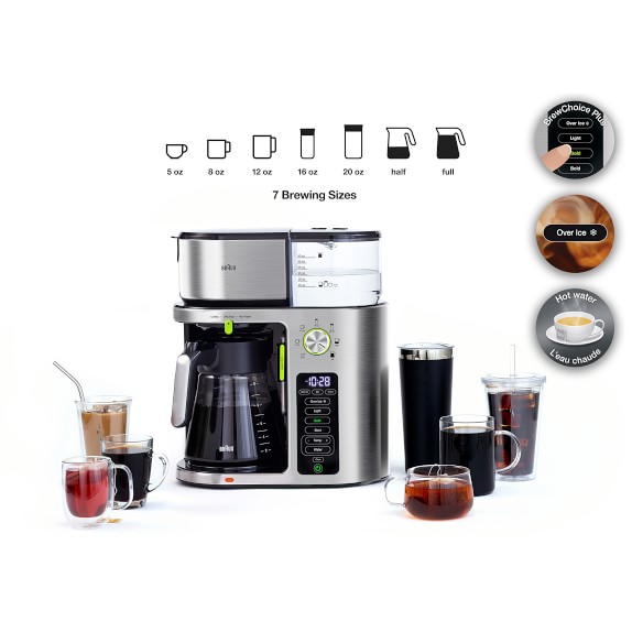 Braun MultiServe Drip Coffee Maker Williams Sonoma