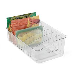 refrigerator organizer kitchen Food storage set of 8 plastic drawer Pantry  Organizer handle acrylic fridge organizer bins - AliExpress