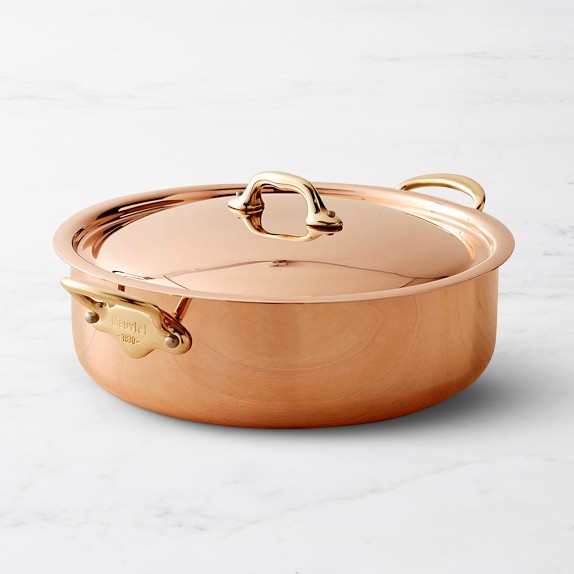 Williams Sonoma Mauviel Copper M'200 CI -Piece Cookware Set