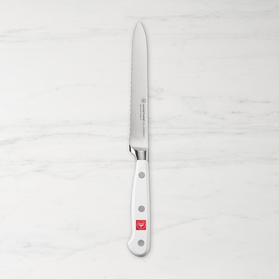 Wüsthof Classic 5" Serrated Utility Knife Williams Sonoma
