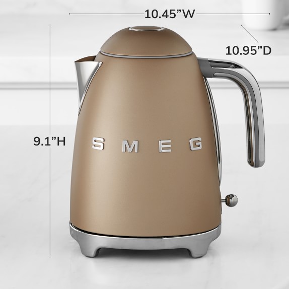 SMEG Electric Kettle 3D Logo Williams Sonoma