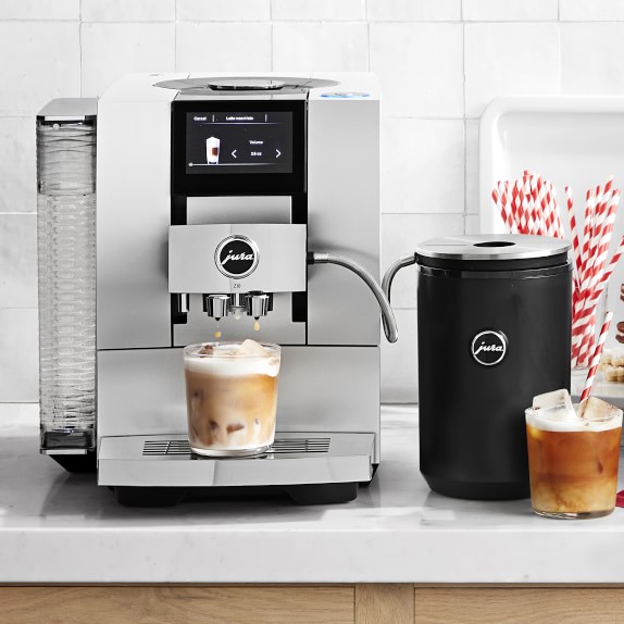 JURA Z10 Aluminum White Espresso Machine Williams Sonoma