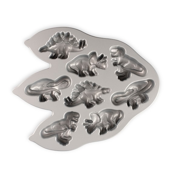 Nordic Ware Dinosaur Cakelet Pan 3 Cup Seasonal Cake Pan Williams Sonoma