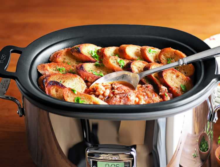 AllClad Deluxe Slow Cooker with CastAluminum Insert, 7Qt. Williams