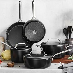 Williams-Sonoma Elite Hard-Anodized Nonstick 15-Piece Cookware Set