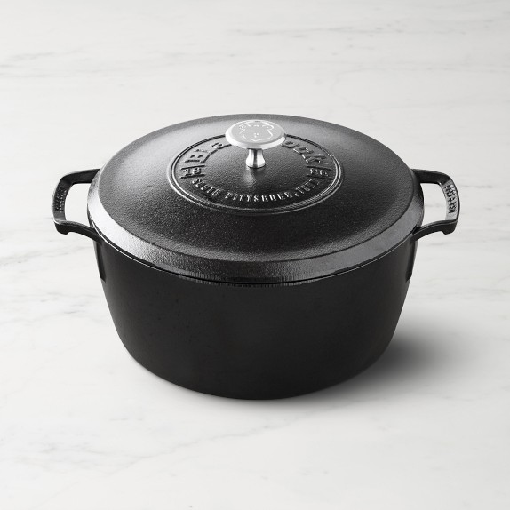 Lodge Blacklock Triple Seasoned Cast-Iron Dutch Oven | Williams Sonoma