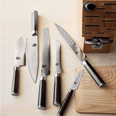 Shun Classic 9-Piece Knife Block Set | Williams Sonoma