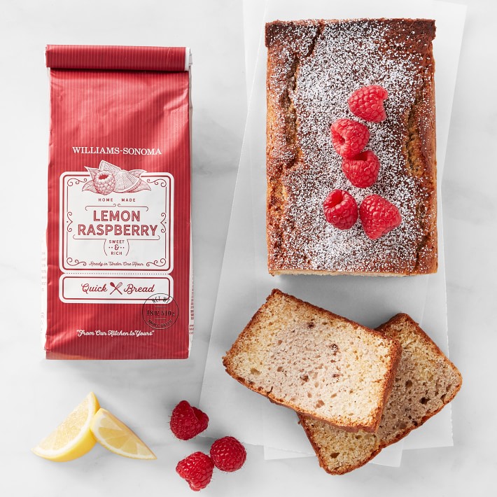 Williams Sonoma Lemon Raspberry Bread Mix Williams Sonoma
